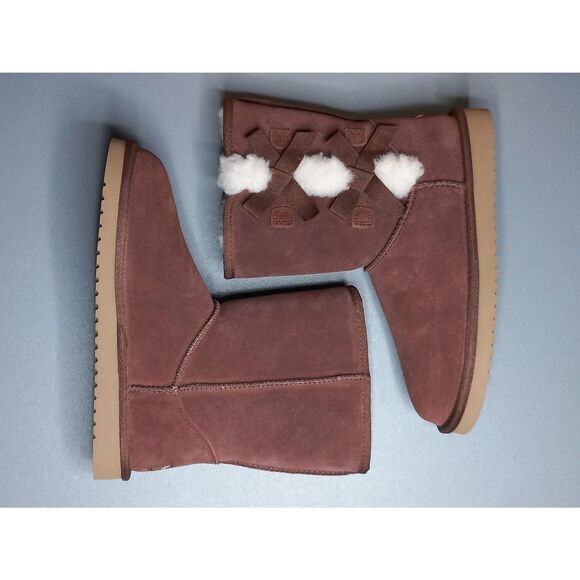 Koolaburra UGG Victoria Short Women's Boots SZ 11 Chestnut - Picture 1 of 8